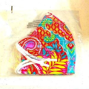 Vera Bradley Fitted Mask “Paisley in Paradise” NEW Adult Size (1 Mask)